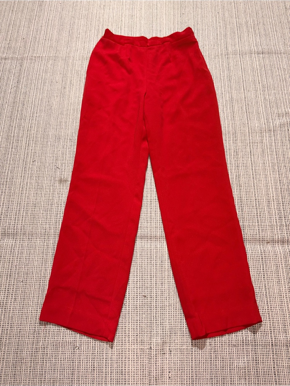 PAPILLON Women's Wide Leg Pants Size 8 In Red